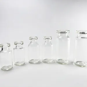 5ml 7ml 10ml 15ml 50ml Injection Crimp Top Neck Tubular Vial Glass Bottle