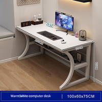 Escritorio Moderno para Juegos con Panel de Fibra de Carbono para Oficina en Casa