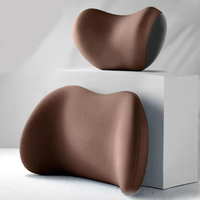 Coussin de nuque et support lombaire en mousse à mémoire de forme pour voiture, ensemble ergonomique pour appuie-tête et soutien lombaire, ajustement universel pour la plupart des véhicules