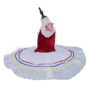 Tutús de Ballet profesional para niñas, púrpura, rosa, niños, Lago de los Cisnes, tutú, fiesta, trajes de baile de Ballet, vestido de bailarina para niñas - Product Image 5