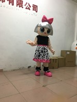 Personnage de dessin animé JJ Lol garçon fille mascotte Costume adulte fourrure Costume casque XL Halloween fait EVA personnes/Animal/Anime Guangzhou