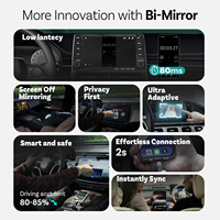 Ottocast Kabelloser Mini Smart Adapter Carplay Wireless Android Auto Kabelgebundenes Carplay zu Kabellosem Android Auto Carplay Adapter
