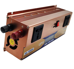 Inversor de Corriente UPS de 1000W, Onda Sinusoidal, 12v 220v, Fuera de Red, para Automóvil, con Cargador, de 12v a 220v CA - Product Image 1
