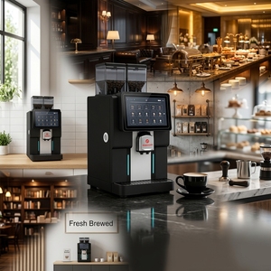 เครื่องชงกาแฟเอสเพรสโซ่อัตโนมัติ พร้อมหน้าจออัจฉริยะขนาด 10 นิ้ว หม้อต้มคู่ และใช้งานเชิงพาณิชย์ได้ - Product Image 4