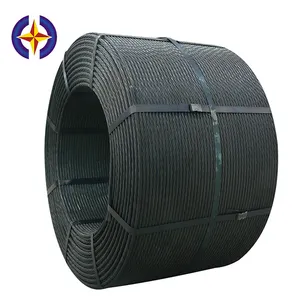 Use für High Rise Building ASTM A416 12.7mm Low Relaxation Steel PC Strand Wire