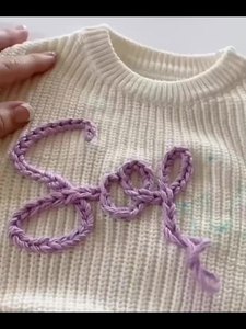Pull en tricot surdimensionné personnalisé pour les tout-petits, <span class=keywords><strong>cadeau</strong></span> de fête prénatale brodé avec nom pour le Nouvel An et Noël - Product Image 3
