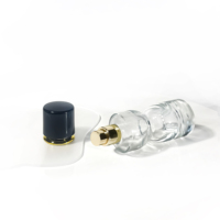 Flacon de parfum en verre 30 ml avec pulvérisateur, flacon d'huile essentielle, flacon de parfum de luxe, flacon de parfum transparent vide