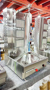 Salida <span class=keywords><strong>de</strong></span> fábrica buen precio carne comercial <span class=keywords><strong>pollo</strong></span> Gas Medio Oriente barbacoa parrilla Shawarma que hace la máquina 2 3 4 5 cabeza - Product Image 5