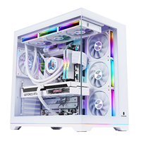 PC de Escritorio Sea View con AMD 7 7700 de 10 Núcleos, 32 GB de RAM, SSD NVMe de 1 TB, Tarjeta Gráfica RX9060 XT de 16 GB, Refrigeración Líquida, para Juegos de Alto Rendimiento