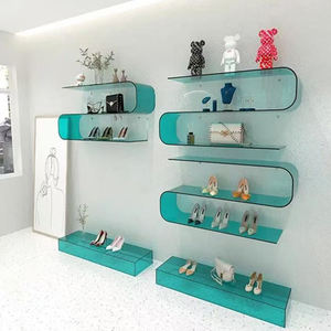 Vitrine d'exposition transparente en acrylique, pour usage commercial et domestique, avec tiroirs coulissants en plastique dégradé, pour exposition et <span class=keywords><strong>rangement</strong></span> - Product Image 2