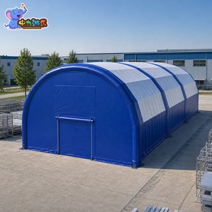 Abri <span class=keywords><strong>de</strong></span> <span class=keywords><strong>stockage</strong></span> temporaire extérieur personnalisé, <span class=keywords><strong>tente</strong></span> d'entrepôt gonflable en PVC pour la logistique industrielle, pour le <span class=keywords><strong>stockage</strong></span> d'équipements - Product Image 6