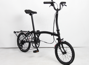 Sepeda Lipat <span class=keywords><strong>Mini</strong></span> Tri-Fold MINT 16" 9-Speed BOB A6 Mintparts Rangka Aluminium Alloy Ringan Kapasitas Beban 90kg Rem C - Product Image 5