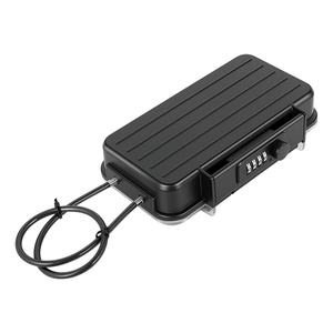 Portable Safe Combination <strong>Lock</strong> <strong>Box</strong> Mini Beach Travel Safe Waterproof Small Lockable Boxs <strong>with</strong> Removable Wire Rope - Product Image 5