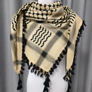 高品質の宮殿のスカーフKeffiyehアラビアKuffiyehパレスチナのラップShemaghパレスチナのヒジャーブスカーフ男性用ストック - Product Image 2