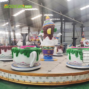 Manège à tasses à café et thé pour enfants, pour parcs d'attractions, usage intérieur/extérieur, jeu mécanique, capacité 24 personnes, à vendre - Product Image 2