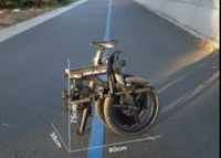 Vélo électrique pliable en carbone avec moteur à couple intermédiaire, roue à 3 rayons / roue à disque entièrement en carbone, 11 vitesses, changement de vitesse électronique, mini vélo électrique pliable