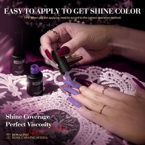 <span class=keywords><strong>Rosalind</strong></span> – vernis à ongles en <span class=keywords><strong>gel</strong></span> <span class=keywords><strong>uv</strong></span>, 20 pièces, ensemble de vernis à ongles pour filles, cadeau longue durée cpnp, vernis en <span class=keywords><strong>gel</strong></span> vegan pour nail art - Product Image 4