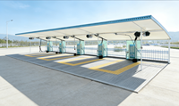 Station de lavage de voitures automatique en libre-service 24h/24, machine de lavage de voitures sans assistance, paiement par carte Visa