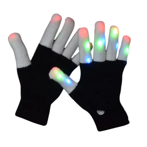 Vente directe du fabricant, accessoires lumineux LED, fête <span class=keywords><strong>de</strong></span> fin d'année, bar, gants lumineux colorés - Product Image 1
