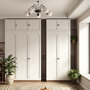 <span class=keywords><strong>Armadio</strong></span> Moderno con Porta ad Arco in Legno, <span class=keywords><strong>Cabina</strong></span> <span class=keywords><strong>Armadio</strong></span> Personalizzata per Camera da Letto, Organizzatore di Lusso - Product Image 5
