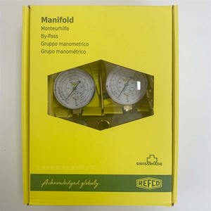 Manomètre double de charge de réfrigérant Swiss Refco BM2-6-DS-R32 pour pièces de climatiseur R32 R410A - Product Image 5