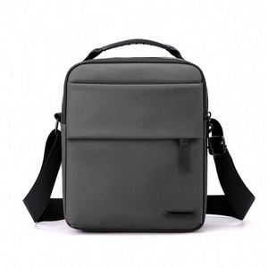 Bolso Bandolera de PU con Logotipo Personalizado, Bolso de Mensajero Casual de Alta Calidad para Negocios, Bolso de Pecho para Hombre - Product Image 1