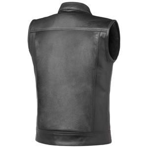 Gilet de Moto en Cuir Carburo Cruise Noir XXL - Product Image 2