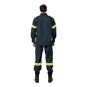 بدلة عمل رجالية مقاومة للحريق عالية الوضوح للبناء والكهرباء والغابات - بيع بالجملة - Product Image 1
