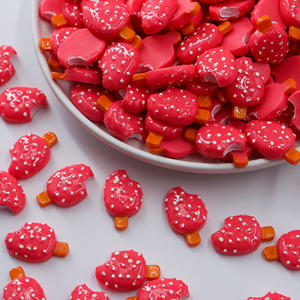 Dijes de Resina 3D con Forma de Barra de Chocolate y Helado, Kawaii, Ecológicos, Pintados a Mano, para Llaveros y Accesorios de Slime - Product Image 3