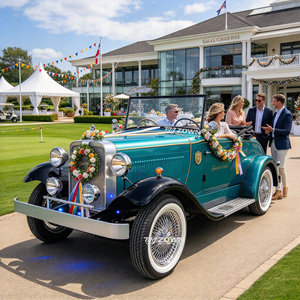 Voiture électrique ZOWN élégante et raffinée, au design classique et vintage, idéale pour les navettes d'hôtel - Product Image 1