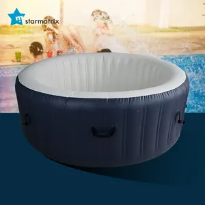 STARMATRIX SM110002 Tinas Inflables Swimspa Bể Bơi Tròn Có Nắp Bồn Tắm Nước Nóng Bơm Hơi