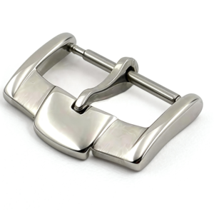 Fibbie Personalizzate in Acciaio 316L per Cinturini Orologi, Chiusura con <span class=keywords><strong>Logo</strong></span>, Fibbia a Perno 304L 16mm 18mm 20mm 22mm Nera in Metallo - Product Image 5