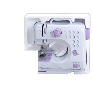 Idéal <span class=keywords><strong>pour</strong></span> les débutants Mini machine à coudre domestique portable électrique facile 12 points intégrés <span class=keywords><strong>couture</strong></span> inversée <span class=keywords><strong>pour</strong></span> le travail du cuir - Product Image 1