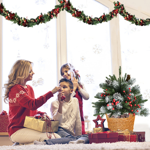 Árbol de Navidad Artificial de Primera Calidad para Camino de Entrada, Personalizado para Decoración de Entrada, Porche, Patio, Jardín y <span class=keywords><strong>Puerta</strong></span> Principal - Product Image 6