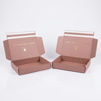 Boîtes d'expédition personnalisées en carton ondulé recyclable pour vêtements, chaussures, boîtes pliables, emballages cadeaux sur mesure