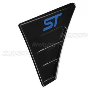 Rejilla de Ventilación Lateral para Guardabarros de Coche Estilo ST, Embellecedor de Ventilación de Flujo de Aire para Puerta, Adhesivo Decorativo para Guardabarros para Ford Focus MK3 ABS - Product Image 4