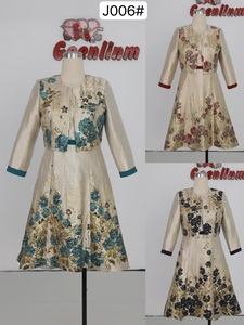 Conjunto Elegante para Mujer, Vestidos de Talla Grande Estilo Turco, Ropa Femenina, Vestidos Casuales con Estampado Floral para Damas - Product Image 6