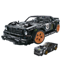 Diku 33003 Seri Teknologi Mobil Sport Super Blok Bangunan Mainan Anak Laki-laki Model Puzzle Rakitan