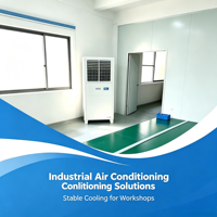 Enfriador de Aire Evaporativo Industrial de 5hp, Fabricado en China, con Ventilador Centrífugo, Control Remoto, R410A, Bajo Nivel de Ruido, para Refrigeración de Almacenes