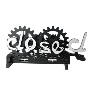 Letreros Reversibles de Doble Cara Abierto/Cerrado al por Mayor, Placas Decorativas para Negocios, Tiendas y Hogar - Product Image 1