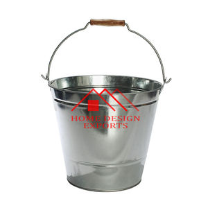 Fireplace Metal Iron <b>Tin</b> Coal <b>Bucket</b> with Handle with Logo Printed As Per Customer Requirements Vintage Ash <b>Bucket</b> Best Seller - Product Image 3