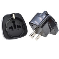 Adaptateur de prise de voyage US/EU/AU vers US 3 broches USA Japon Canada Philippines Thaïlande Taïwan Type B avec mise à la terre SD-5