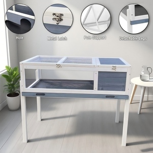 Woodville hiện đại rù<span class=keywords><strong>a</strong></span> nhà môi trường sống với ban công 2 tầng trong nhà bằng gỗ lớn bò sát rù<span class=keywords><strong>a</strong></span> bao vây - Product Image 1