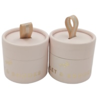 Boîtes d'emballage pour bijoux avec logo personnalisé, boîte ronde, tube en carton pour bijoux