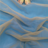 Tissu en maille de nylon blanc 40 g/m² respirant, léger (1 mm), 100 % nylon, pour robes de soirée et robes à paillettes, tissu tulle, tissu dentelle