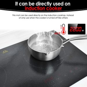 Tapis de protection anti-rayures en silicone classique pour plaque de cuisson à induction, résistant à la chaleur et écologique - Product Image 5