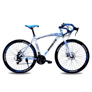 साइकिल कारखाने की आपूर्ति सस्ते उच्च गुणवत्ता रेसिंग बाइक एल्यूमीनियम मिश्र धातु फ्रेम 54 cm सड़क बाइक सड़क साइकिल के लिए roadbike वयस्क