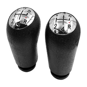 หัวเกียร์รถยนต์หนังสีดำ 5 สปีด สำหรับเรโนลต์ ดีไซน์ตามหลักสรีรศาสตร์ - Product Image 3