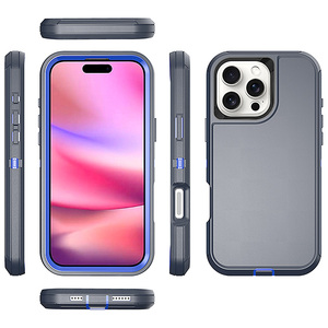 Étui de téléphone à clip de <span class=keywords><strong>ceinture</strong></span> de protection robuste et antichoc 360 <span class=keywords><strong>pour</strong></span> <span class=keywords><strong>iphone</strong></span> 16 Pro Max avec support - Product Image 4