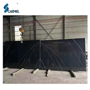Losa de mármol Nero Marquina para pared y suelo de mármol, losa de mármol de piedra natural para <span class=keywords><strong>casa</strong></span> - Product Image 1